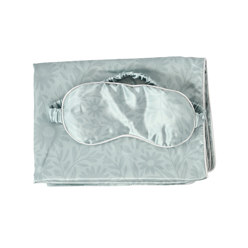 K&Co Satin Sleep Set - SAGE POSY